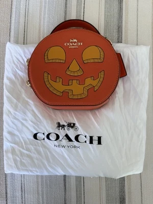 Coach Canteen Crossbody Bag With Halloween Pumpkin Print CW468 - Image 1 of 4