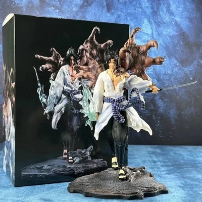 Action Figure SASUKE UCHIHA Naruto Shippuden 24 Cm GK Statua Da Collezione NUOVA - Immagine 1 di 4