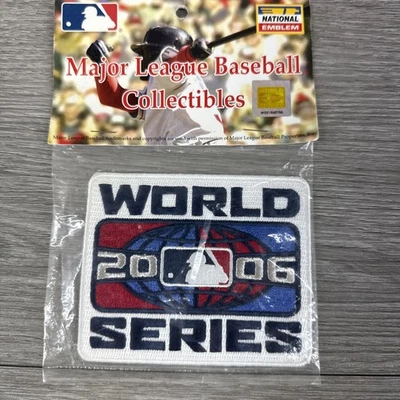 2006 MLB World Series Sleeve Jersey Patch Detroit Tigers St Louis Cardinals NEW - Image 1 of 4
