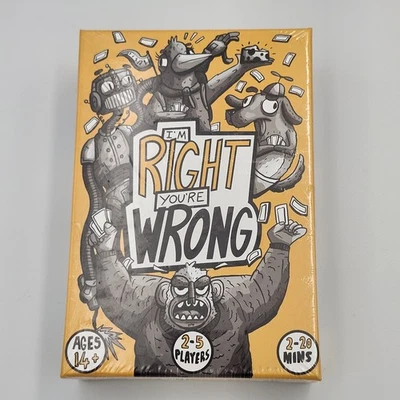 Right Wrong Games Card Game I'm Right You're Wrong (Classic Ed) Box - Image 1 of 4