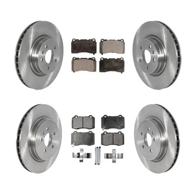 Quiet Ceramic Brake Rotors for Tesla S, X 2017-2019 oe82 Front Rear OEM Like - Image 1 of 4