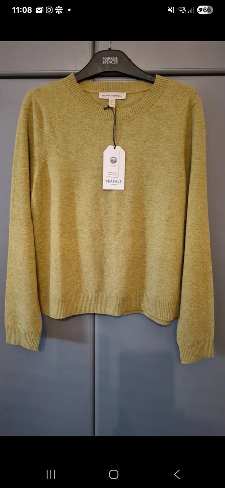 Brand New Merino Wool Seasalt Jumper Size 14 - Image 1 of 1