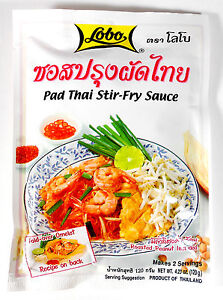 Pad Thai Stir-Fry Noodles Sauce 2-Pack 1.76 Oz. No MSG, Color, or Preservative