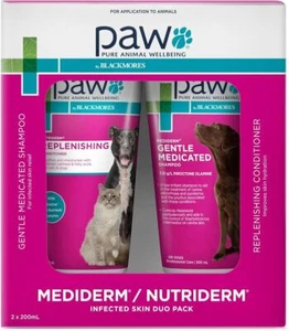 Paw by Blackmores Medi-Nutriderm Duo Pack (Infected Skin) - Picture 1 of 3