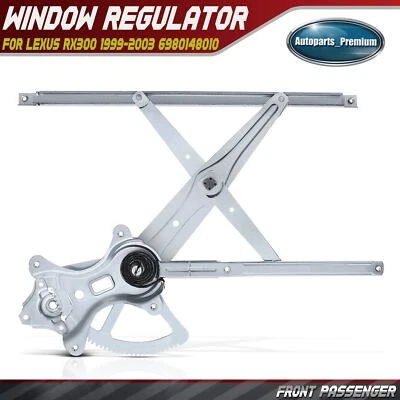 Regulador de ventana eléctrica para pasajero delantero para Lexus RX300 1999 2000 2001 2002 2003 Foto 1 de 4