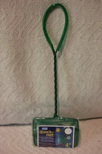 QUICK-NET 4inch NYLON QUICK-MESH Safe for Small Fish by PENN PLAX - Green - QN-4 - Picture 1 of 7