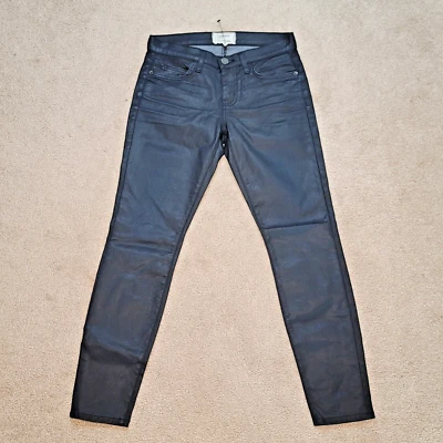 Current Elliott The Stiletto Women Skinny Pants Sz S / 26 Black A True Eighties - Image 1 of 4