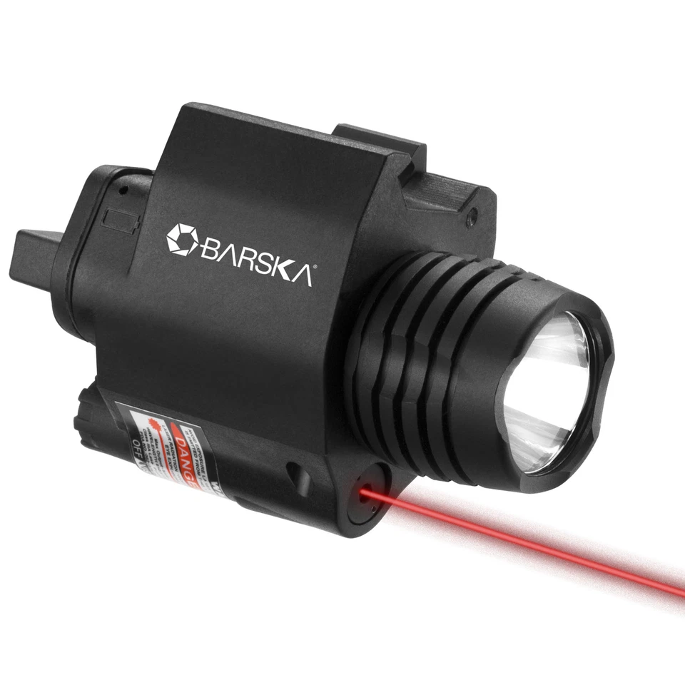 Barska Red Laser Sight Flashlight Combo with 2nd Generation Mount, AU12714 - Image 1 of 4