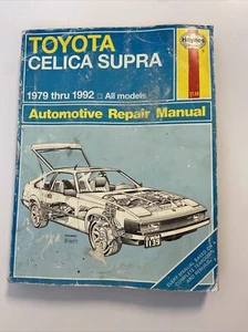 Toyota Celica Supra Haynes Repair Manual (1979 thru 1992) 92025 (1139) - Picture 1 of 2