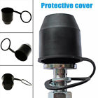 1X PVC Black Tow Bar Ball Towball Cover Cap Towing Hitch Trailer Protectio-wq