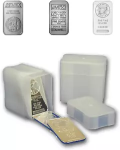 Tubo de barra de plata para 20 barras de plata de 1 oz - Lote de 5 - Imagen 1 de 12