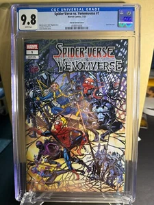 Spider-Verse vs. Venomverse #1 Garron Variant Cover Marvel 7/25 CGC 9.8 - Picture 1 of 10