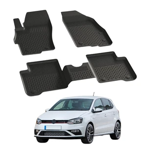 Floor Mats for Volkswagen Polo 2010-2017 | Premium Floor Mat Black  - Bild 1 von 7