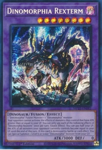Yugioh MP23-EN082 Dinomorphia Rexterm Prismatic Secret Rare - Picture 1 of 1