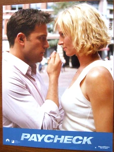 UMA THURMAN BEN AFFLECK 2003 PHOTO EXPLOITATION PAYCHECK 21X27CM - Picture 1 of 1