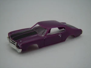 MODELO MOTORING PÚRPURA Y NEGRO '70 CHEVELLE SHELL ~ NUEVO ~ SE ADAPTA A AURORA TJET - Imagen 1 de 7