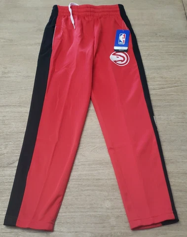 OuterStuff NBA Youth Boys Side Stripe Slim Fit Performance Pant, Atlanta Hawks S Cover