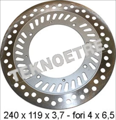 Front Brake Disc Honda XR 250 R 1990 1991 1992 1993 1994 1995 1996 1997 - Image 1 of 4