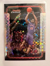 2003-04 Bowman Chrome X-fractors Alvin Williams Jersey #'ed 20/150 SP Raptors