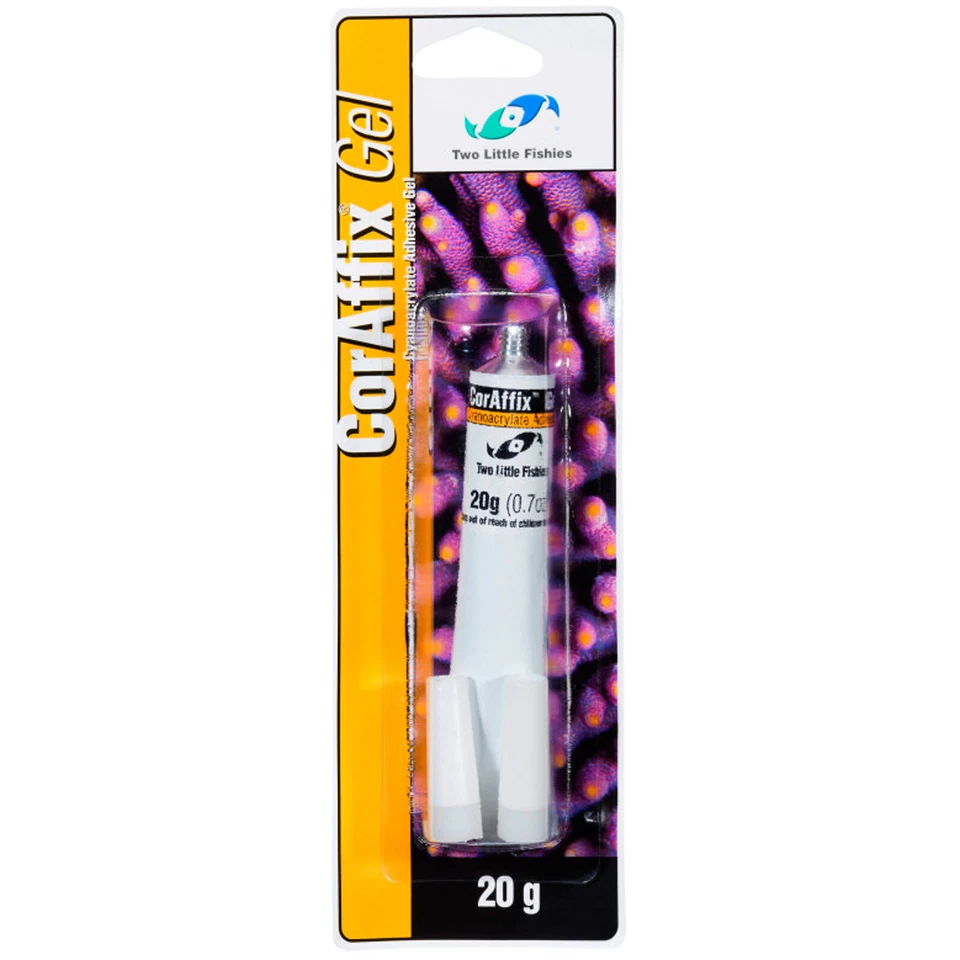 Gel Two Little Fishies CorAffix 0,7 OZ pegamento de gel de cianoacrilato para fragmentos de coral Foto 1 de 1