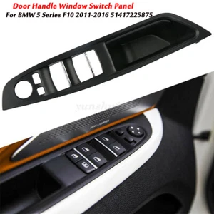 Front Left Door Window Control Switch Panel Trim Bezel For BMW F10 F11 5 Series - Picture 1 of 10