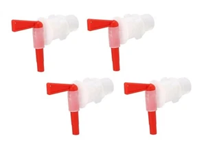 BPA Free Spigot For Bucket Beer Brewing Food Grade Safe Wine Juice Kombucha Red - Picture 1 of 2