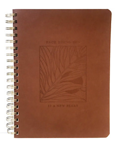 Fringe Studio WN Rising Sun Brown Journal Spiral Notebook 192 Lined Pages