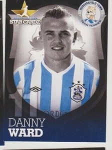 DANNY WARD HUDDERSFIELD TOWN STAR CARDZ 2012-13 No 11
