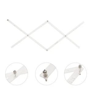 Magnifying Ruler Tool Student Use Office Drawing School Supplies - Picture 1 of 12