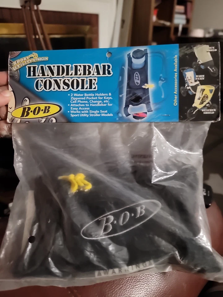 BOB Single Handlebar Console for BOB Single Strollers w/ Tire Pump - Image 1 of 1