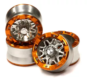 Rueda Beadlock doble de aleación mecanizada Billet 8 (4) para Axial Wraith 2,2 con hexagonal de 12 mm - Imagen 1 de 1