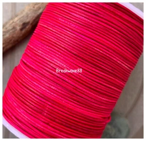 0.5mm 5 yards Premium Genuine Leather Antique Pink Round Cord Thin Leather 4 - Picture 1 of 1