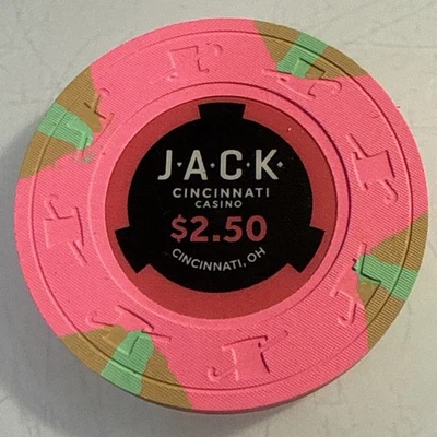 JACK CASINO $2.50 CHIP CASINO OHIO ENVÍO COMBINADO Foto 1 de 3