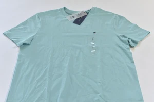 Tommy Hilfiger Herren T-Shirt Gr. S Aqua Grün - Neu mit Etikett - Bild 1 von 3