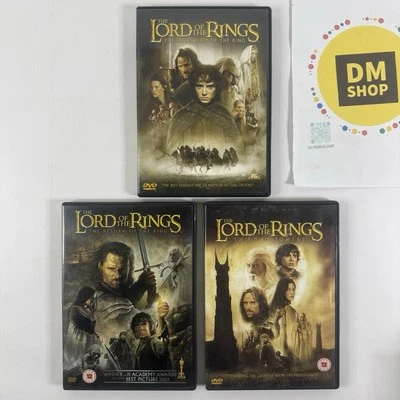 The Lord Of The Rings Trilogy DVD 3 Film 6 Disc Fellowship Two Tower Return King - Image 1 of 4