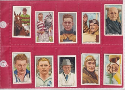 GALLAHER - SPORTING PERSONALITIES - 10 CARDS - HIGH NOS. - Image 1 of 2