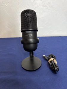 HyperX SoloCast SLC001 Black USB Condenser Gaming Microphone + USB Cord Great - Bild 1 von 4