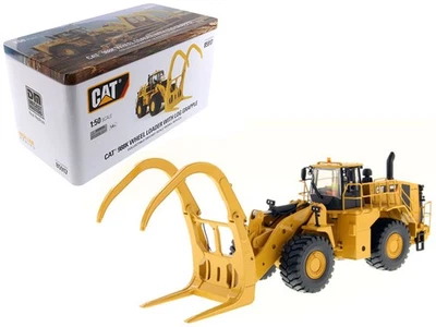 2019 CAT 988K Wheel Loader with Grapple - 1/50 Diecast Model by Diecast Masters - Image 1 of 2