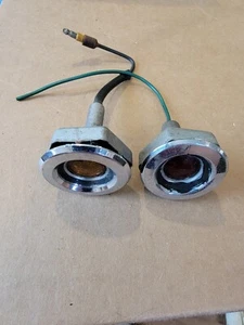1968 68 Plymouth Satellite Fury GTX Road Run OEM Rear Side Marker Lights ~ Pair  - Picture 1 of 3