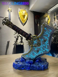 HCMY 1:1 Thor Hammer Alloy Model Toy Replica Prop W/Base Collection Cosplay Gift - Picture 1 of 21