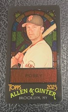 2023 Topps Allen & Ginter - Buster Posey Stained Glass Mini #357