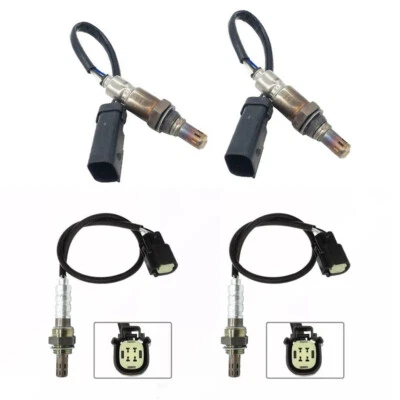 Sensor de oxígeno aguas arriba y aguas abajo 4 piezas para Lincoln MKX 2011-15 3,7 L Ford Edge Explorer Foto 1 de 4