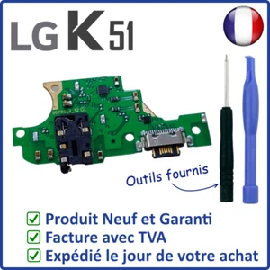 CIRCUIT INTERNE DU CONNECTEUR DE CHARGE DOCK USB MICRO JACK ANTENNE DU LG K51 - Foto 1 di 4