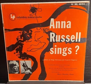 sealed Lp ANNA RUSSELL SINGS? Columbia ML-4594 - Picture 1 of 2