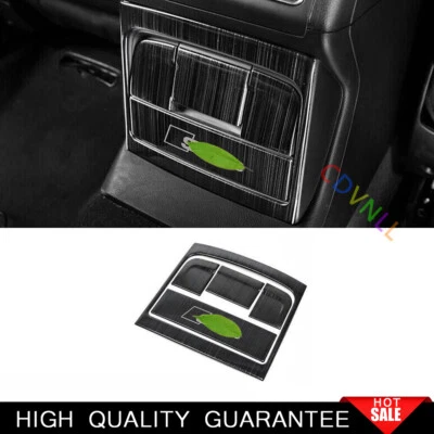 Fit For Audi Q5 2009-2017 Black Steels Rear Air Outlet Vent Panel Cover Trim - Image 1 of 3