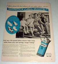 1942 Shinola Shoe Cleaner Ad, Irene Hervey, Allan Jones