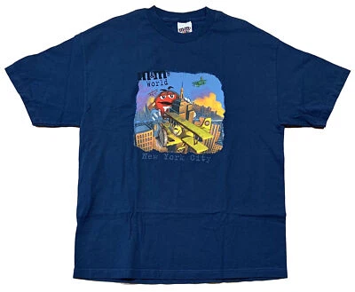 Camiseta M&Ms World New York City King Kong Tema Talla XL Azul ¡Excelente! Foto 1 de 3