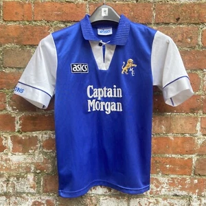 1994-96 Millwall Home Football Shirt Youth Large LB ASICS Captain Morgan Lions - Picture 1 of 19