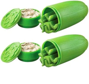 Hutzler 2-Pack Celery and Dip Healthy Snack To-Go Travel Storage Container -New. - Bild 1 von 5