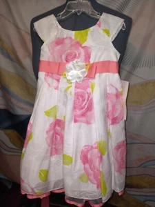 Dollie And Me Girls Spring Summer Dress Size 4 NWT No Doll Dress - Picture 1 of 5